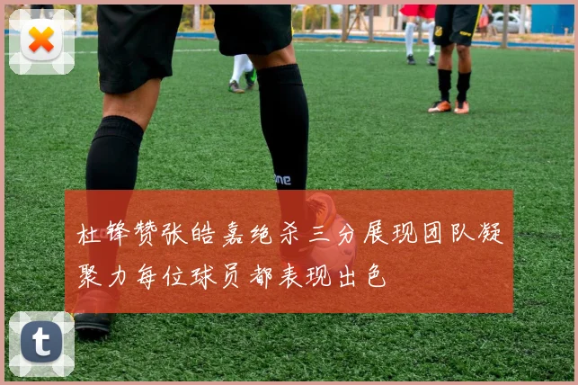 杜锋赞张皓嘉绝杀三分展现团队凝聚力每位球员都表现出色